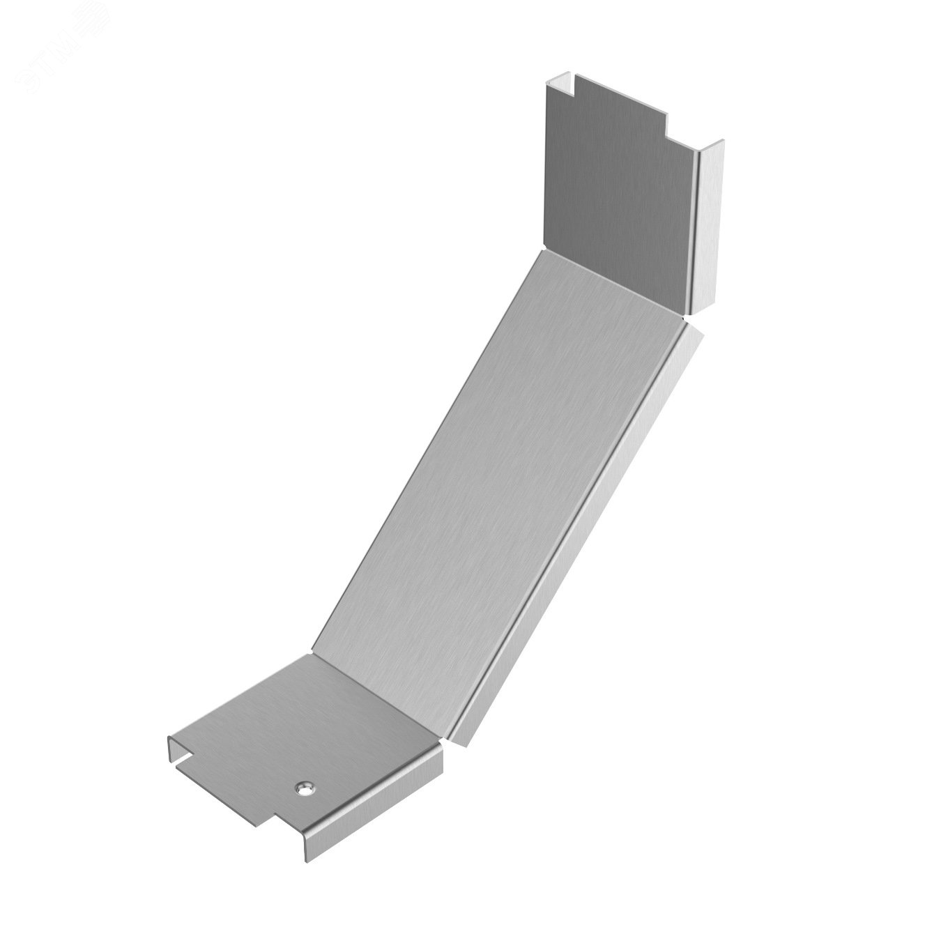 Изображение товара Крышка лотка КЛП 150х100-90 УХЛ1 для поворота трассы вверх на 90, оцинкованный лист S1,0 (шт)