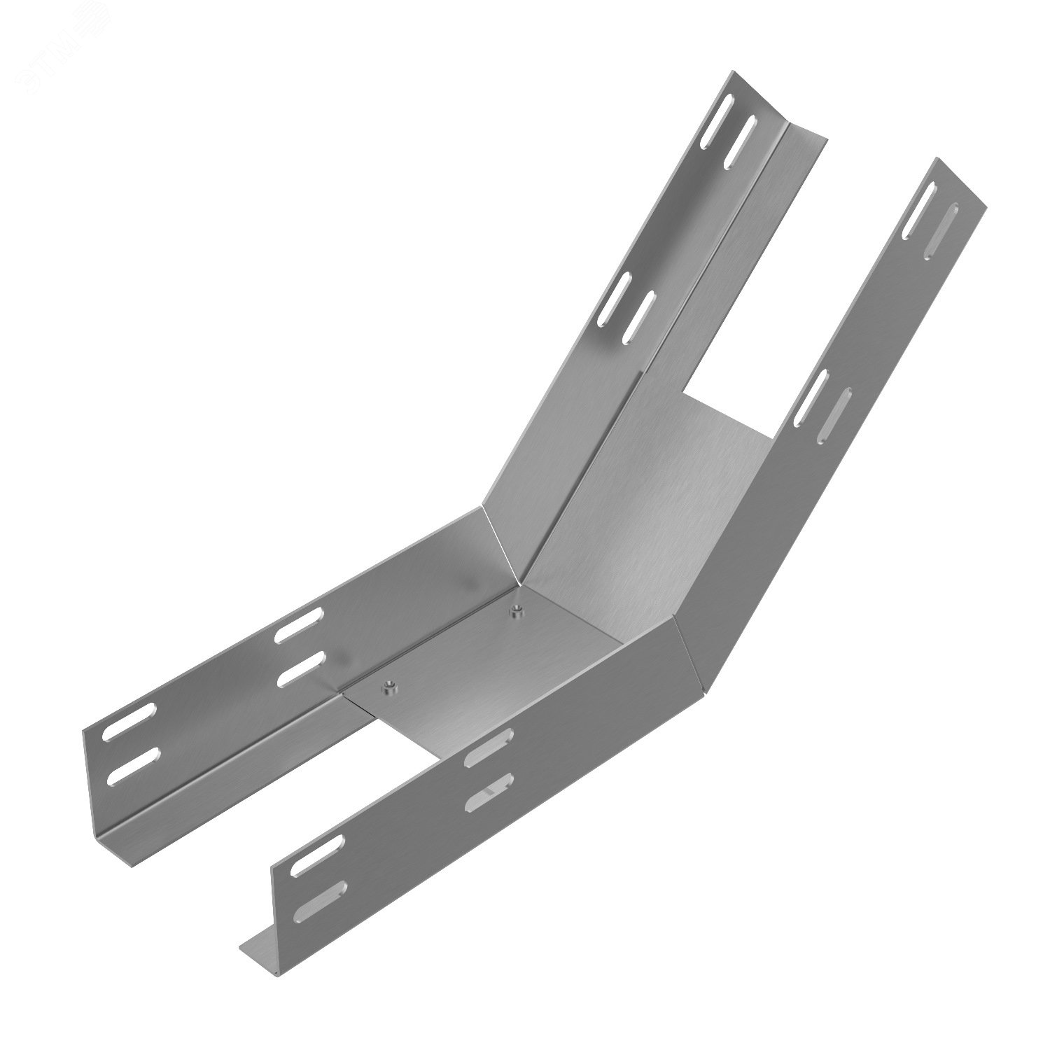 Изображение товара Лоток глухой КПГ 300х150-45 У3 поворот вверх на 45 окрашенный S1,5 (шт)