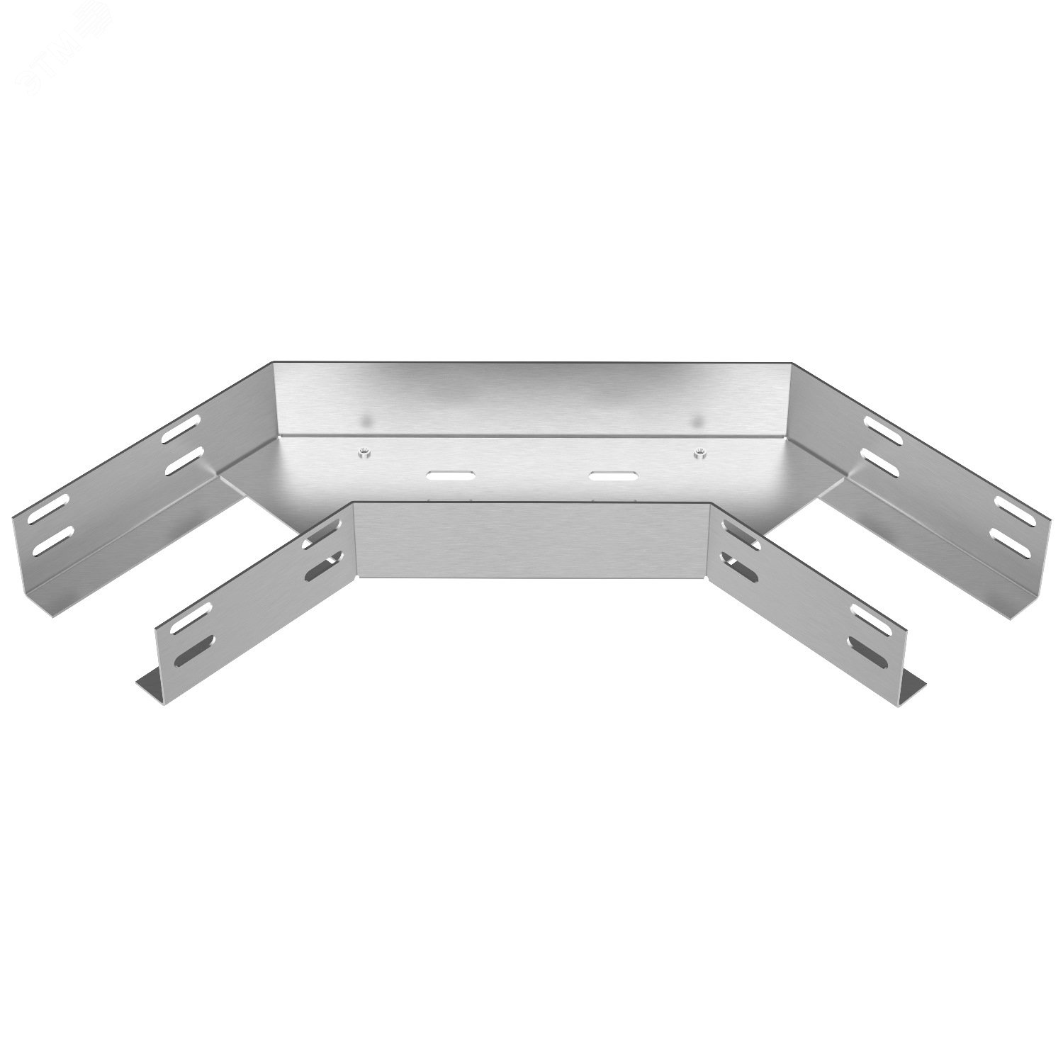 Изображение товара Лоток угловой перфорированный КГ 100х65-90 УТ1,5 поворот на 90 горячее цинкование S1,5 (шт)