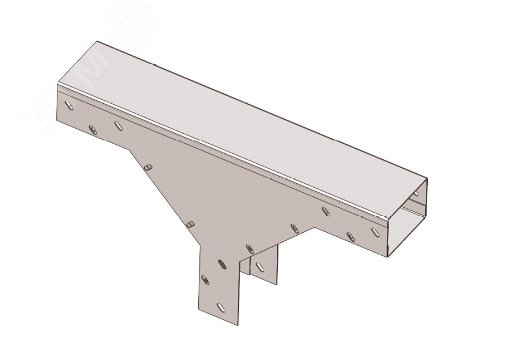 Отвод тройниковый вниз ОТН 150х150 УТ1,5 оцинкованный лист(толщина ...