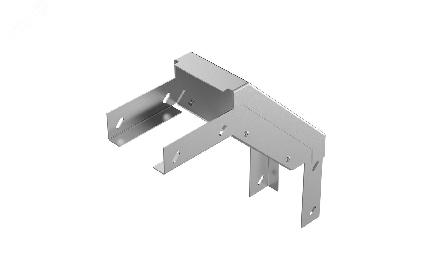 Изображение товара Поворот вертикальный замковый ПВЗ 300х100 УХЛ1, оцинкованный лист, S1,0 (шт)