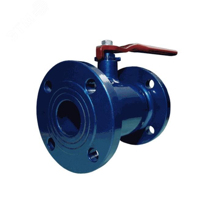 Изображение товара Кран шаровой стальной фланцевый Ду 80 Ру25 стандартнопроходной