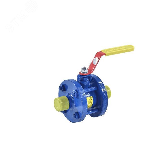 Изображение товара Кран шаровой стальной разборный под приварку полнопроходной 11с67п Ду 80 Ру16 (шт)