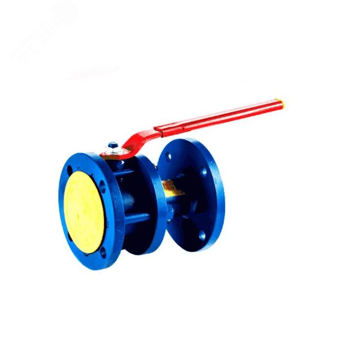 Изображение товара Кран шаровой стальной разборный фланцевый 11с67п Ду 65 Ру16 (шт)