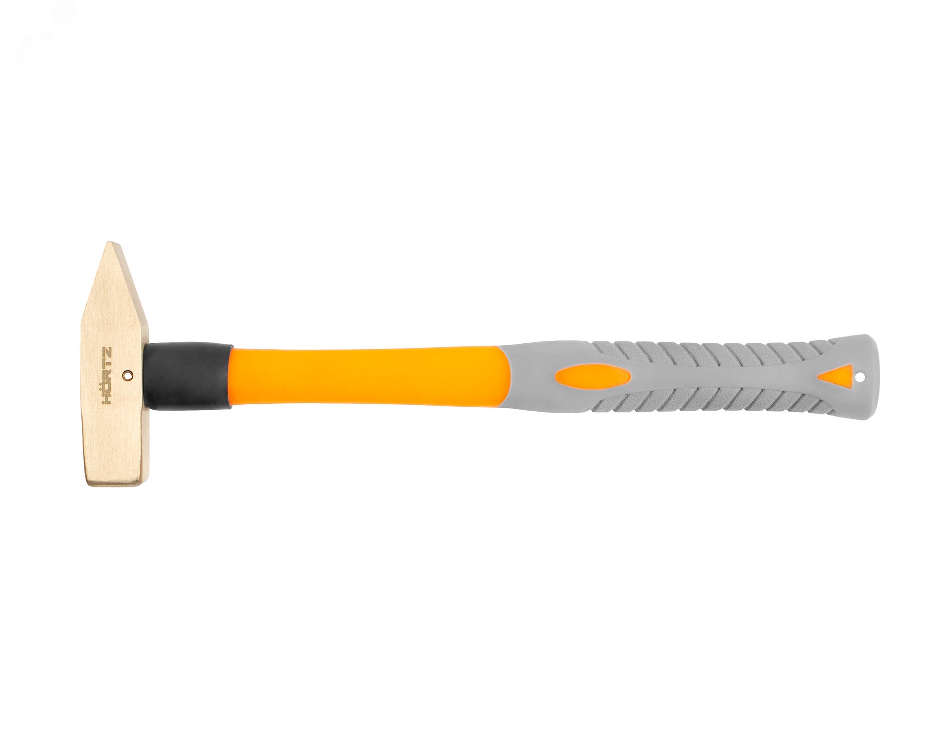 Изображение товара Слесарный искробезопасный молоток HORTZ квадратный боёк фибергласовая рукоятка