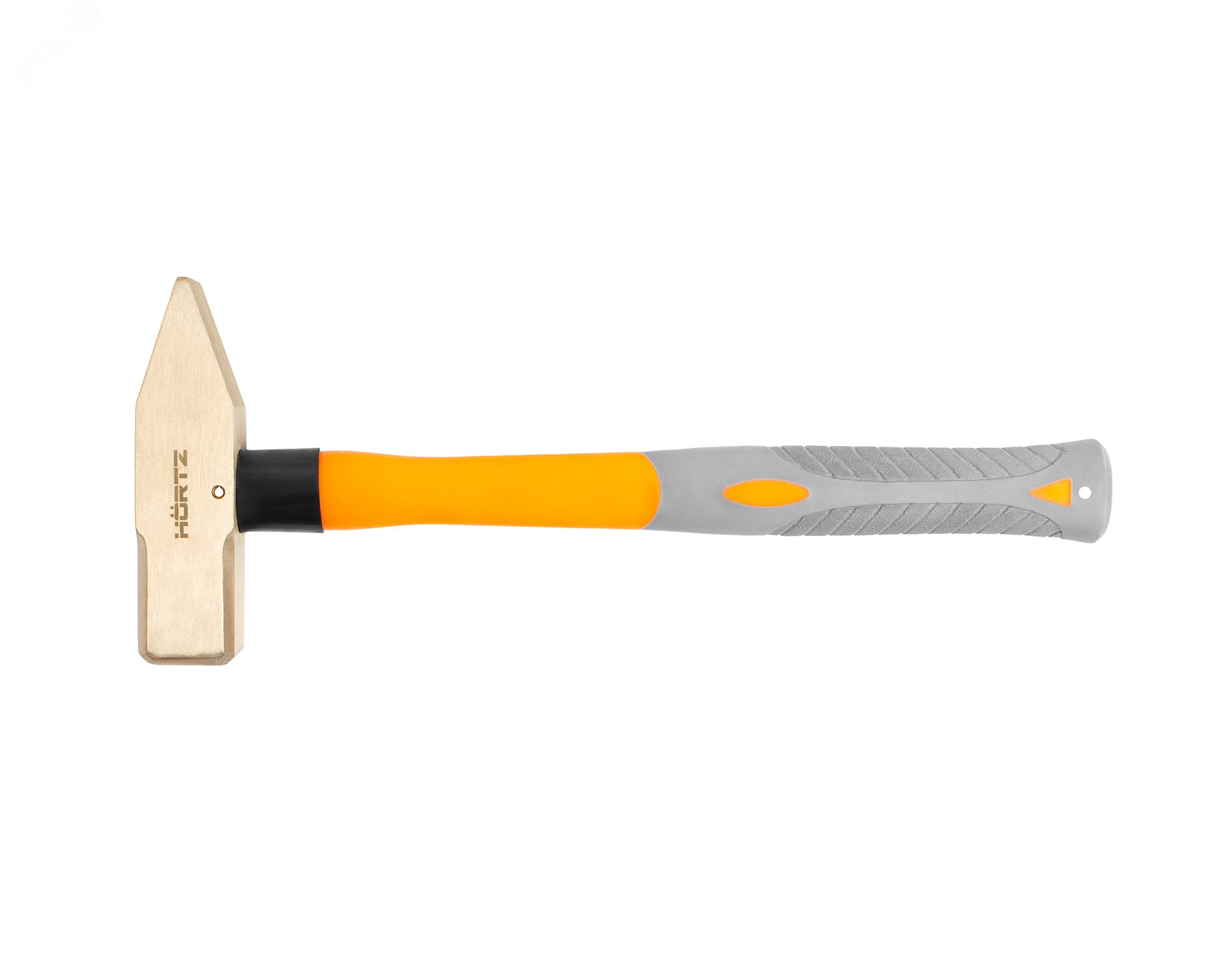 Изображение товара Молоток слесарный искробезопасный квадратный боёк HORTZ алюминиевая бронза