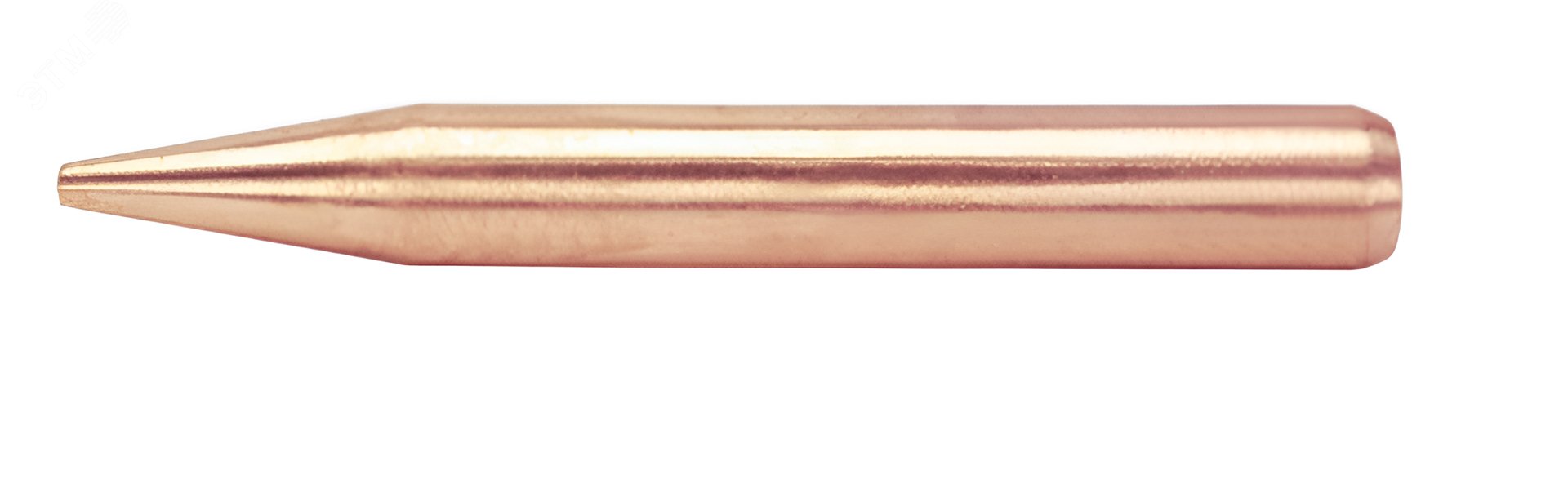 Изображение товара Путевой бородок искробезопасный 18х300 из сплава BeCu для взрывозаопасных условий