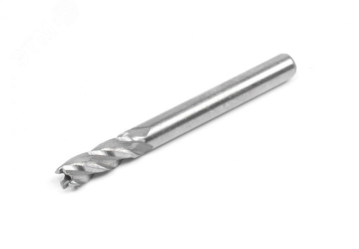 Изображение товара Фреза концевая 3.0 мм, z=4, цилиндрический хвостовик, марка стали - Р6М5 (шт)