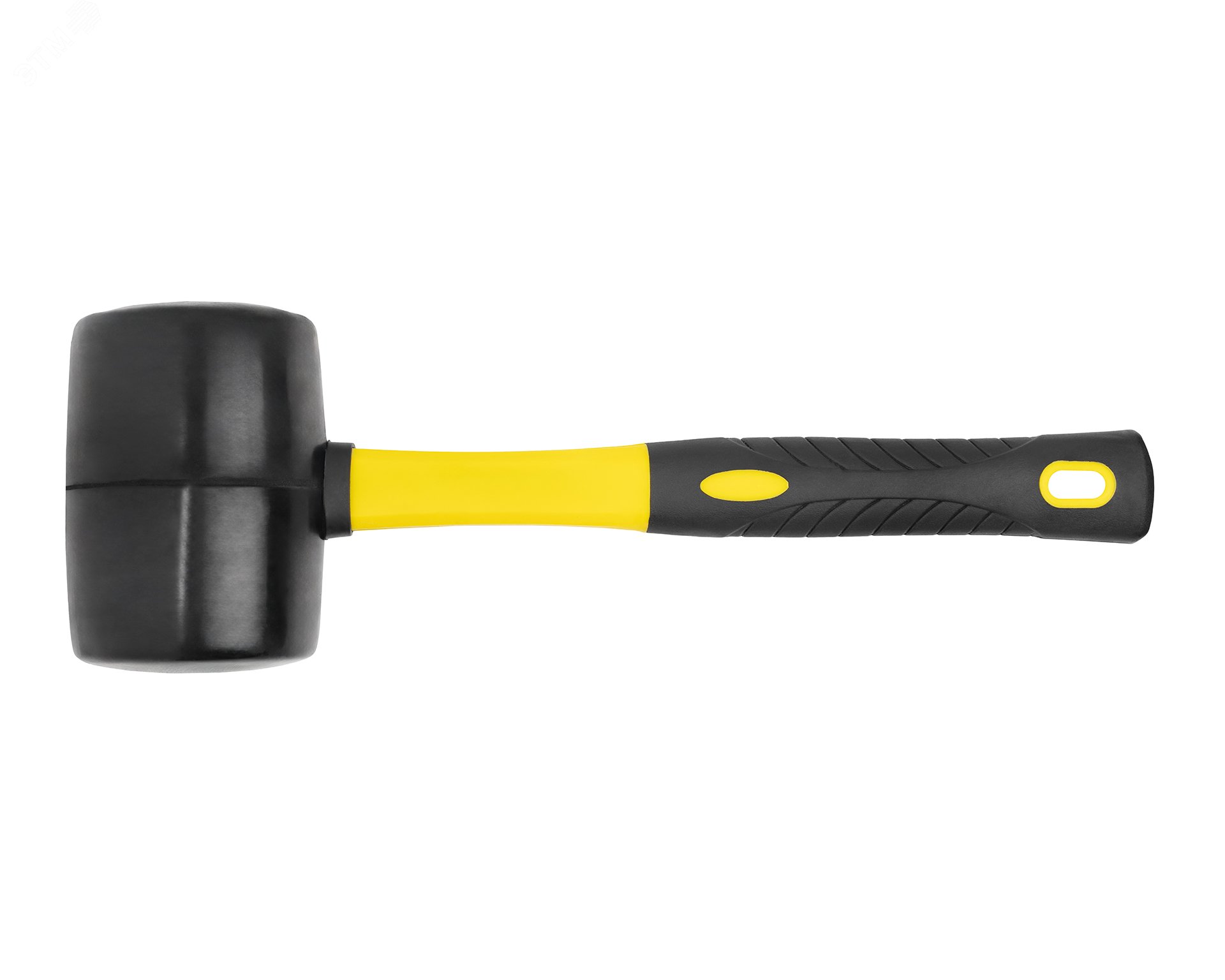 Изображение товара Киянка резиновая 680 грамм черная с фиберглассовой ручкой (шт) Изображение товара Киянка резиновая 680 грамм черная с фиберглассовой ручкой (шт)