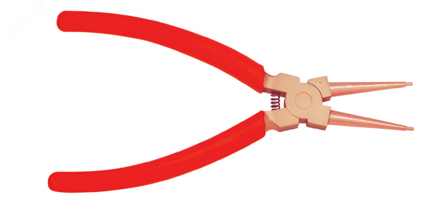 Изображение товара Клещи для внутренних стопорных колец 250 искробезопасные сплав BeCu 256-1004, HORTZ (шт)