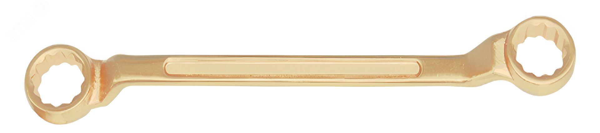 Изображение товара Ключ гаечный двусторонний коленчатый 17х19 искробезопасный HORTZ