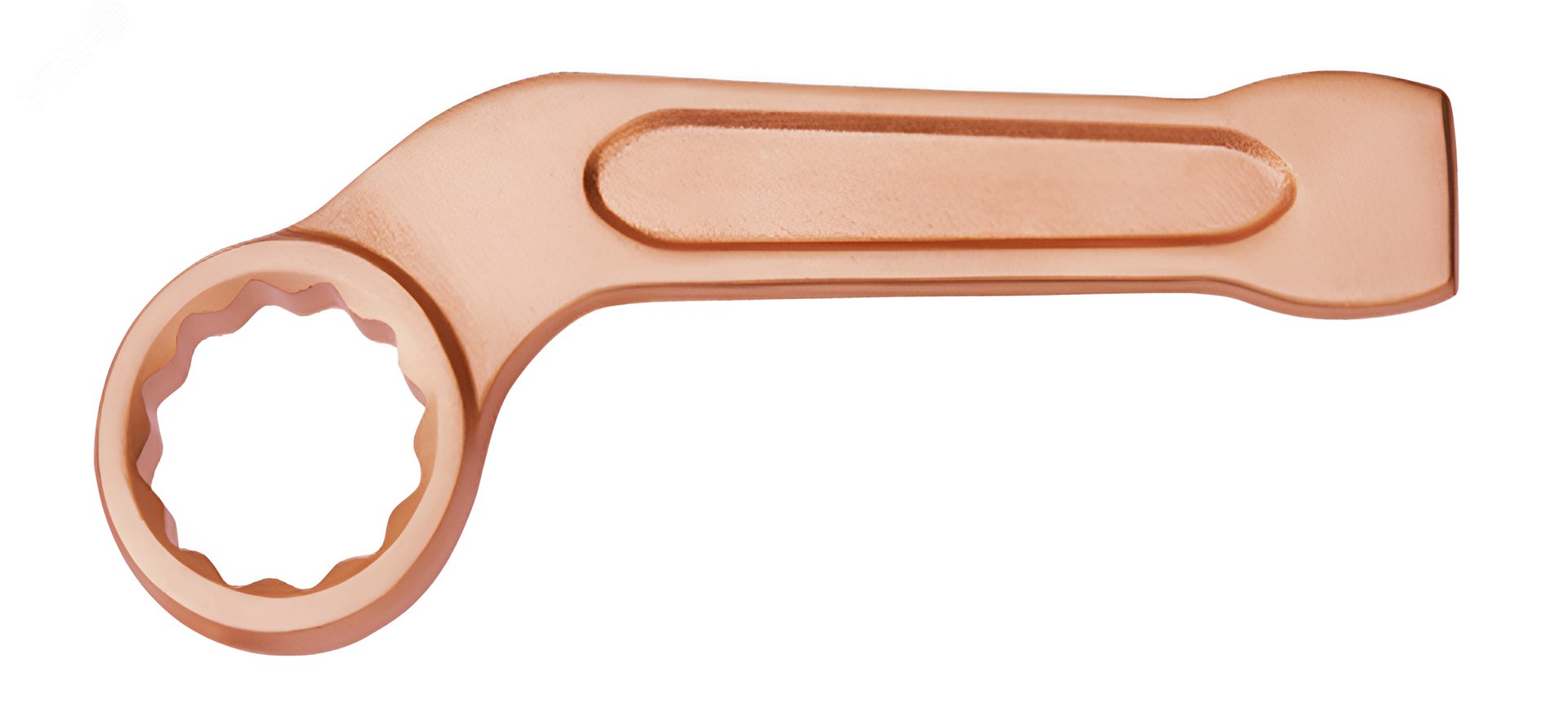 Изображение товара Гаечный ключ ударный изогнутый 41 HORTZ искробезопасный BeCu