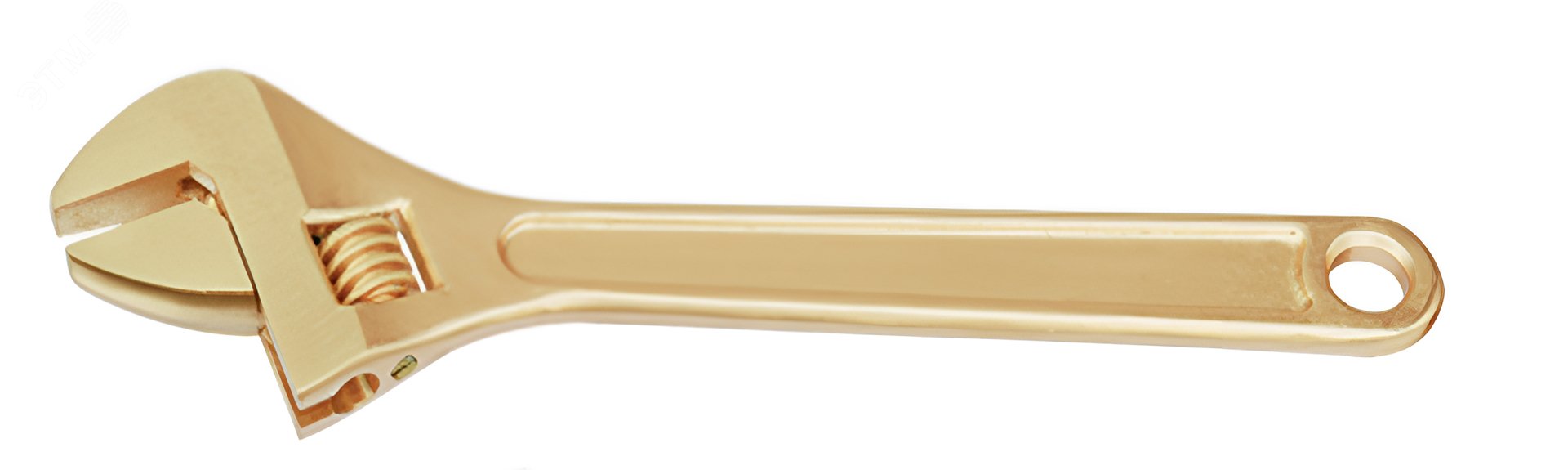 Изображение товара Искробезопасный разводной ключ шведский КР-46 HORTZ для взрывоопасных сред