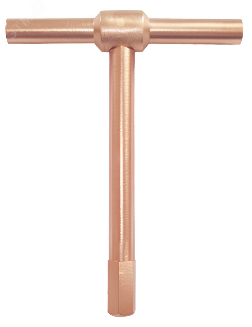 Изображение товара Ключ шестигранный с Т-образной рукояткой 5*90*100 искробезопасный сплав BeCu 167C-5 (шт)