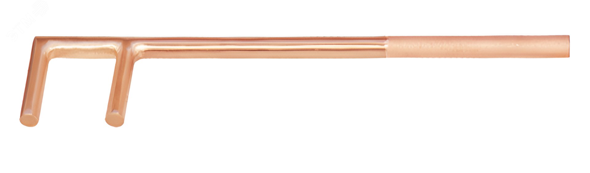 Изображение товара Ключ вентильный с круглым сечением П-образный 90х800 искробезопасный сплав BeCu (шт)