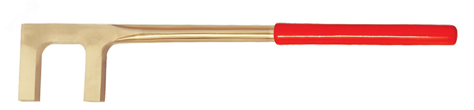 Изображение товара Ключ вентильный с прямоугольным сечением 75х650 искробезопасный сплав AlCu 174-75, (шт)