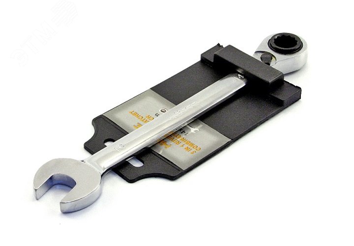 Изображение товара Ключ 3 в 1 комбинированный трещоточный реверсивный 46х50-48 хромированный (шт)