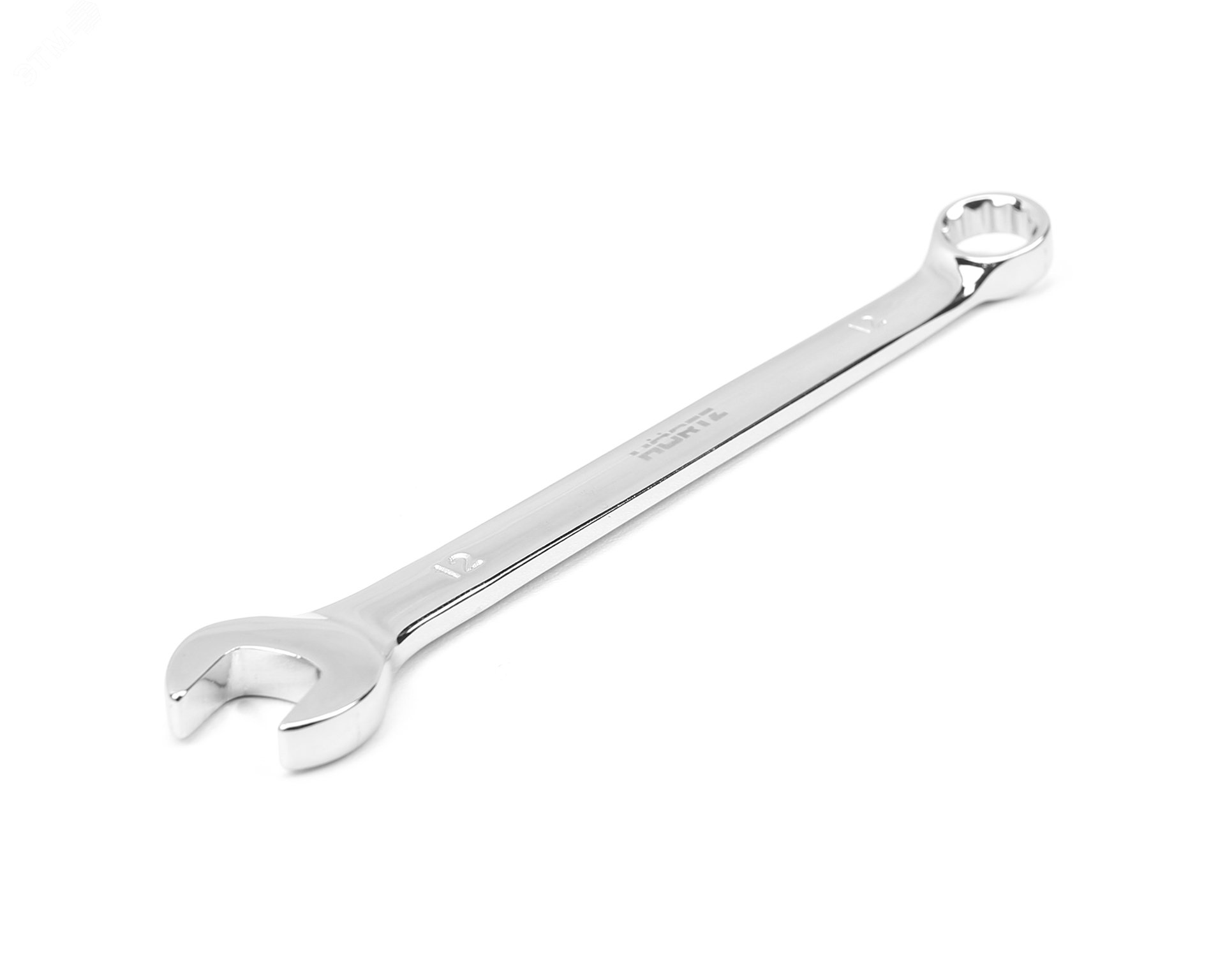 Изображение товара Ключ гаечный комбинированный 12х12 хромированный L:171 мм