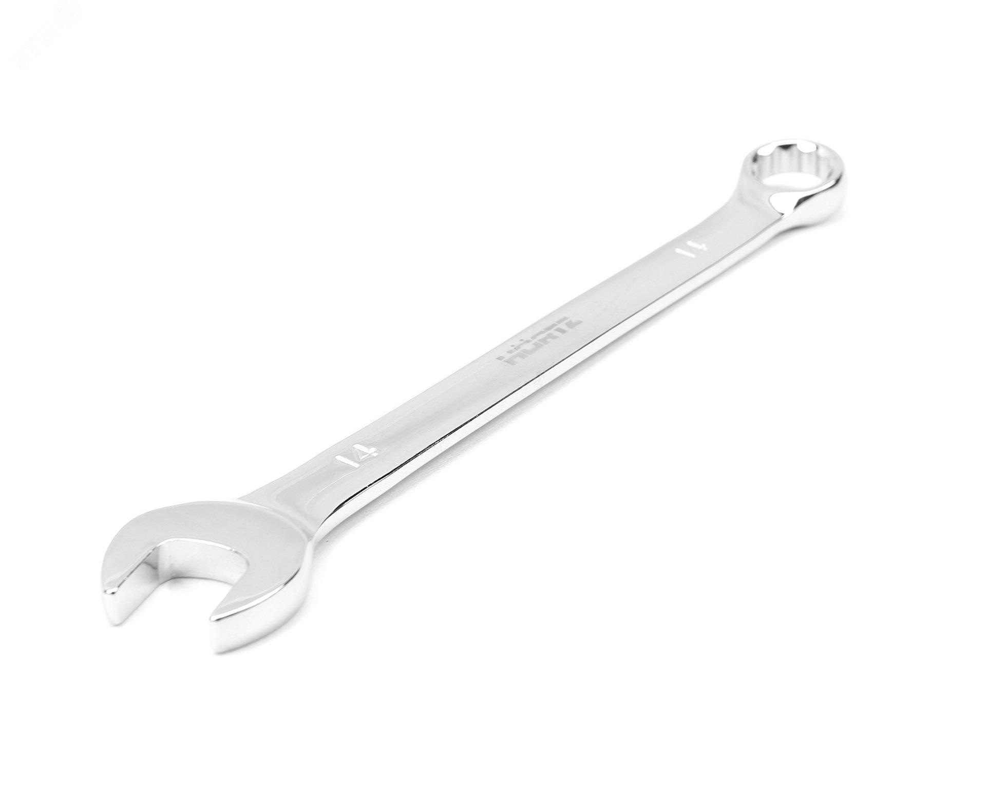 Изображение товара Ключ гаечный комбинированный удлиненный 14x14 хромированный HORTZ