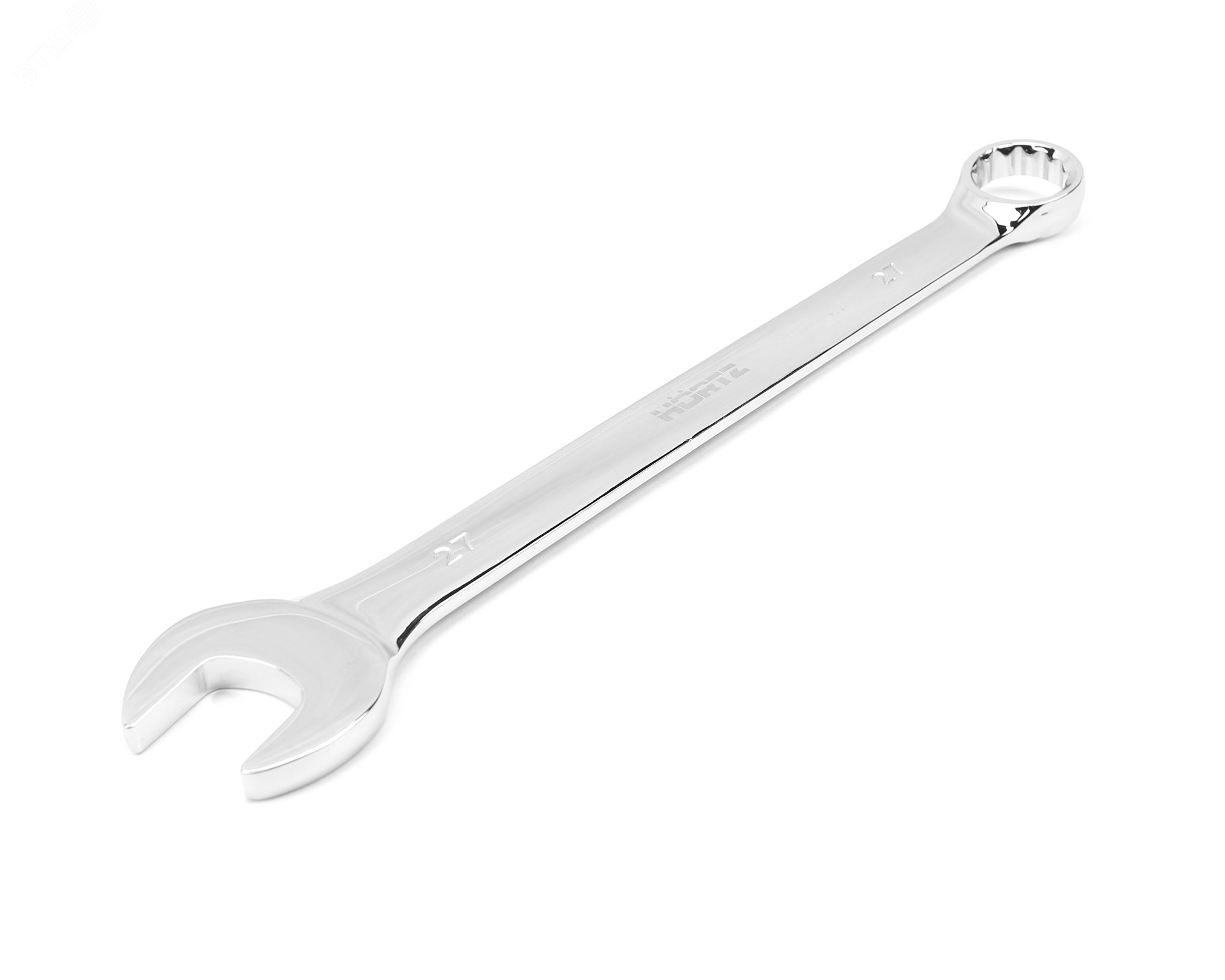 Изображение товара Ключ гаечный комбинированный удлиненный 27х27 хромированный L:362 мм (шт)