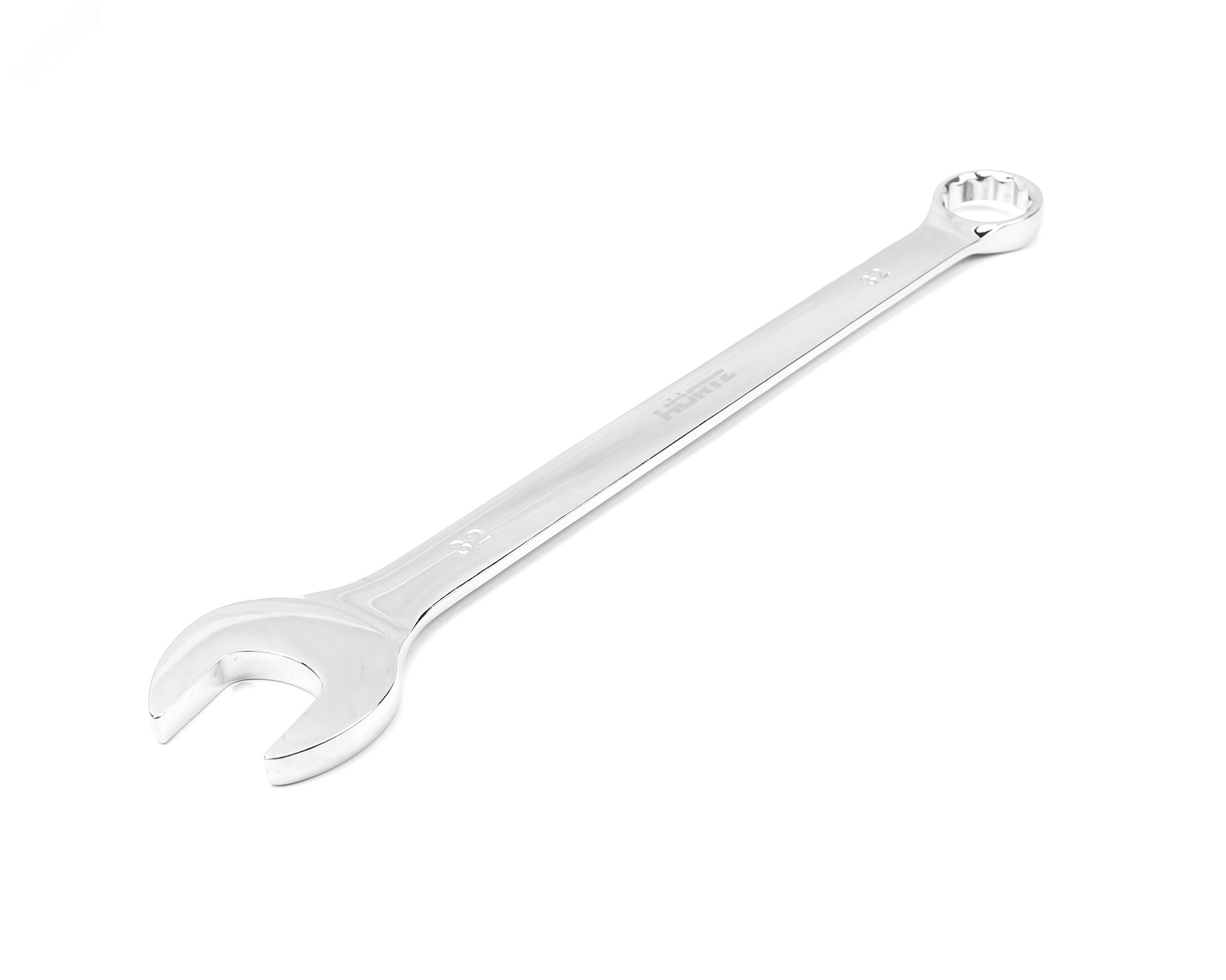 Изображение товара Ключ гаечный комбинированный удлиненный 32х32 хромированный HORTZ