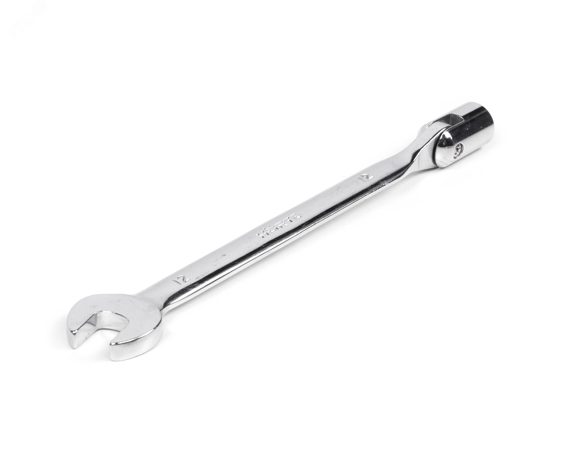 Изображение товара Ключ комбинированный торцевой шарнирный удлиненный 12х12 хромированный (шт)