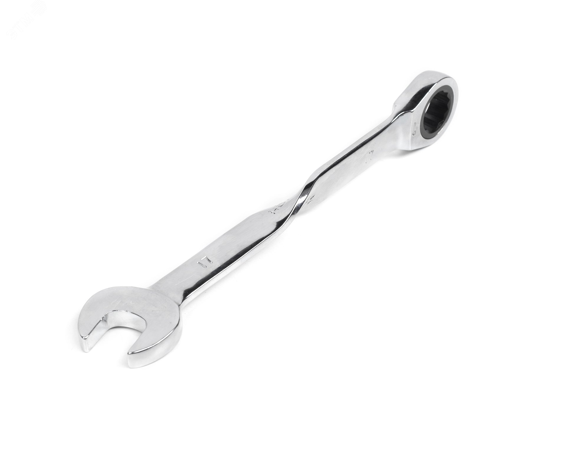 Изображение товара Ключ комбинированный трещоточный удлиненный 17х17 с рукояткой