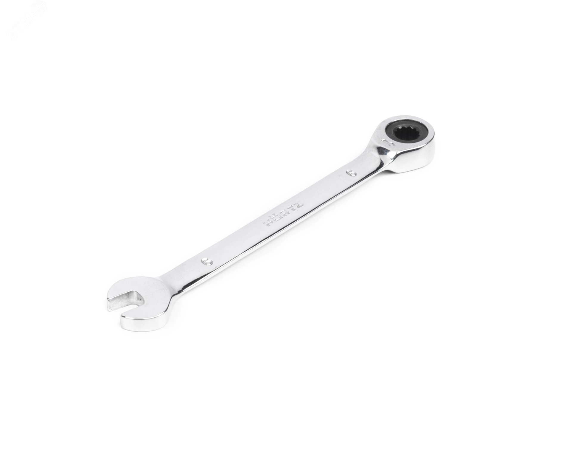 Изображение товара Ключ комбинированный трещоточный хромированный 6х6 мм HORTZ