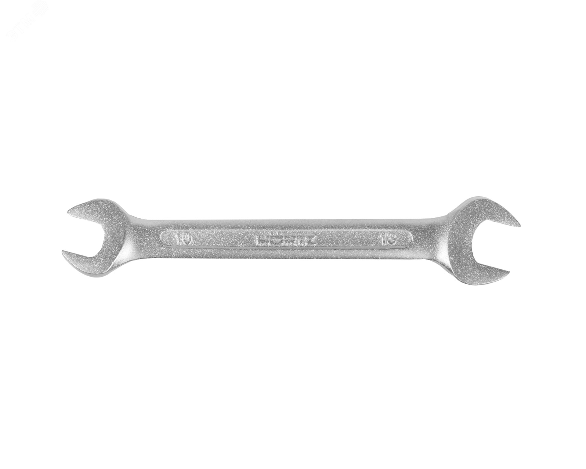 Изображение товара Ключ гаечный рожковый двусторонний 10х13 хромированный HORTZ