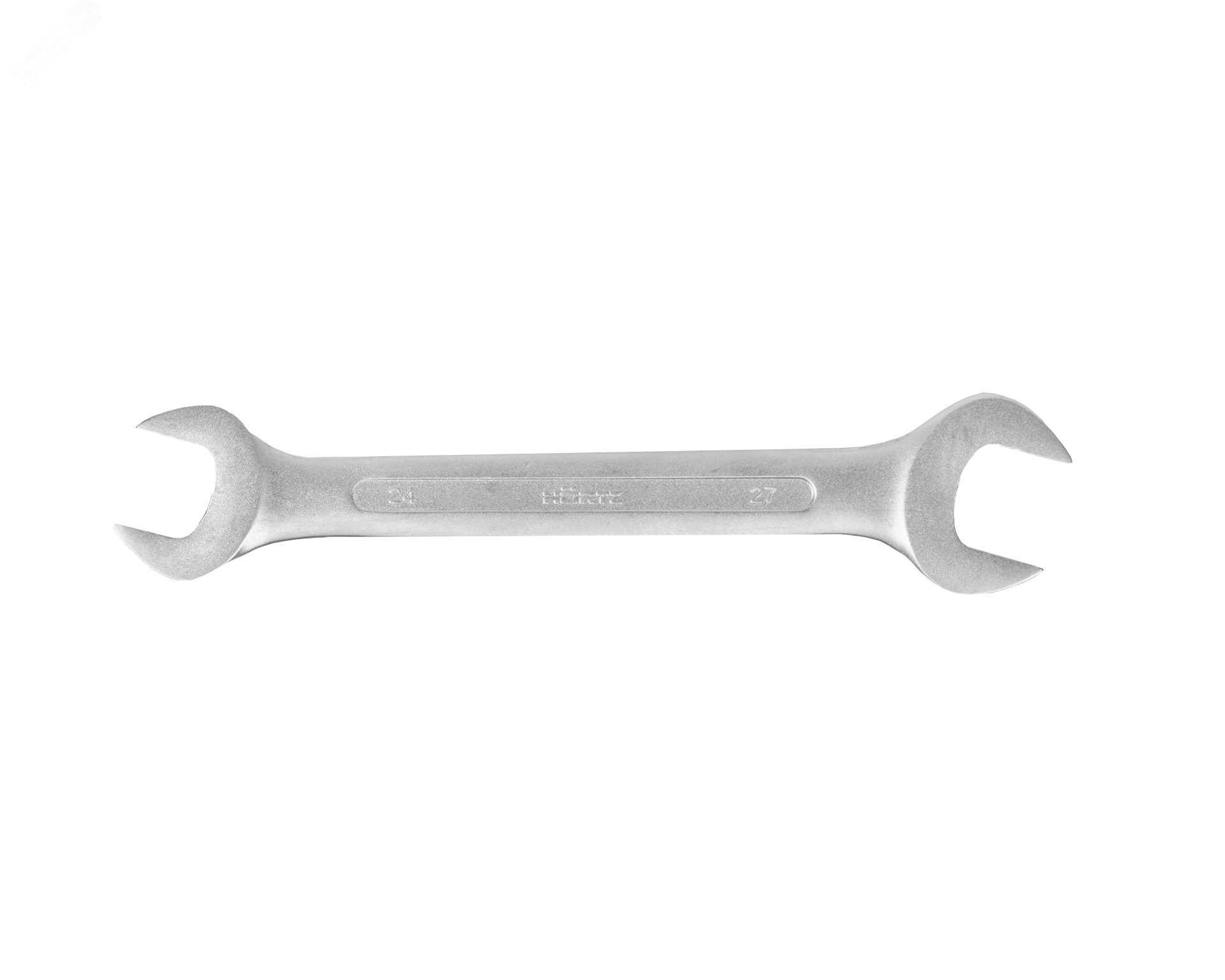 Изображение товара Ключ гаечный (рожковый) двусторонний 24х27 хромированный (шт)
