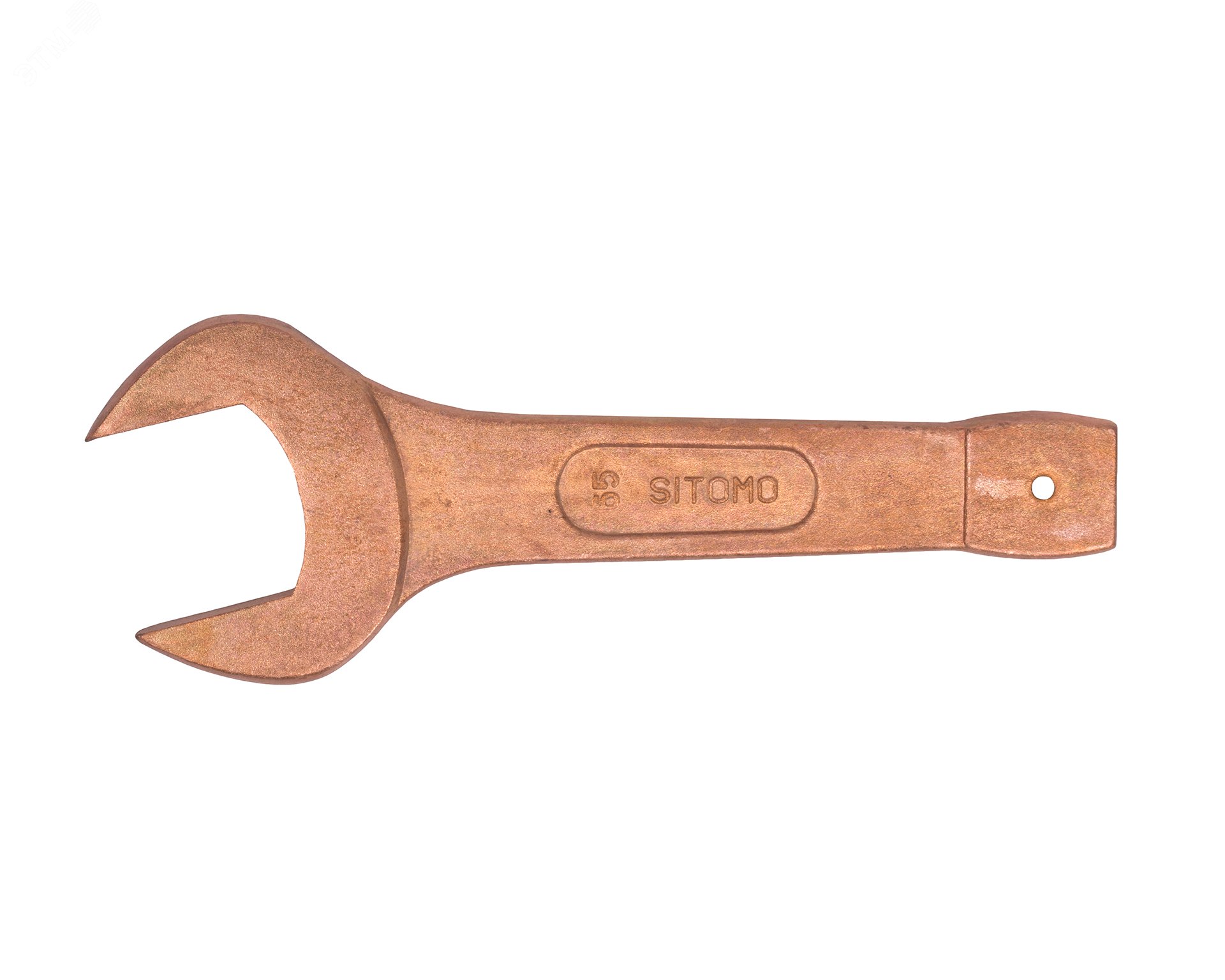 Изображение товара Ключ гаечный (рожковый) односторонний ударный 65 омедненный (шт)