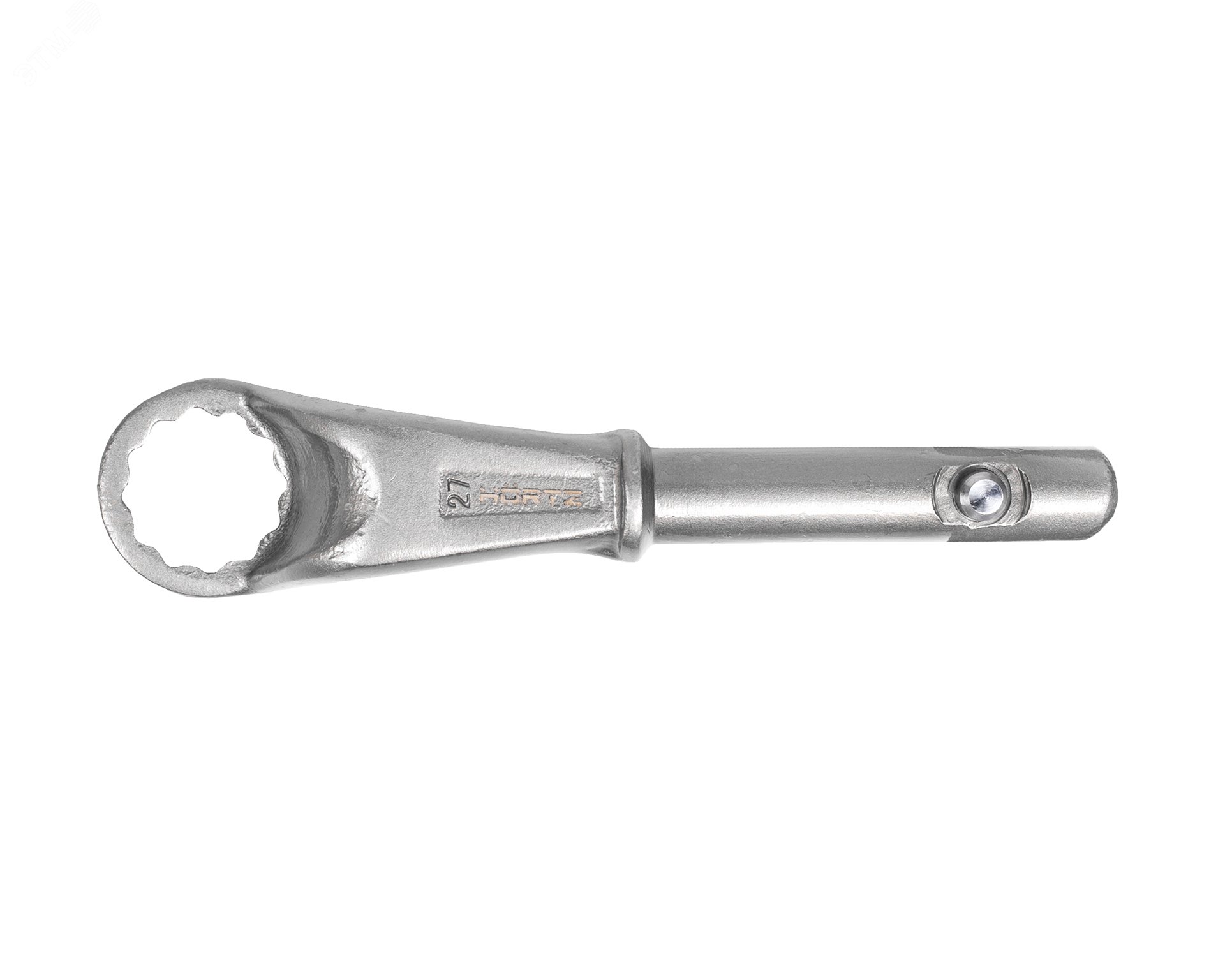 Изображение товара Ключ накидной односторонний 27 усиленный HORTZ для крепежных работ