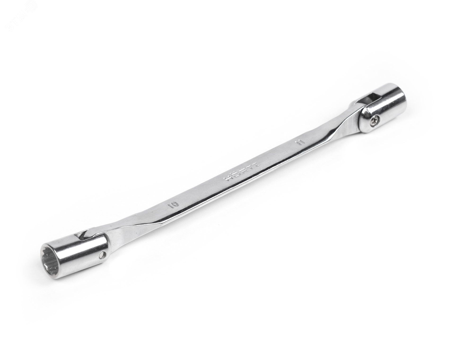 Изображение товара Ключ торцевой шарнирный 10x11 хромированный HORTZ