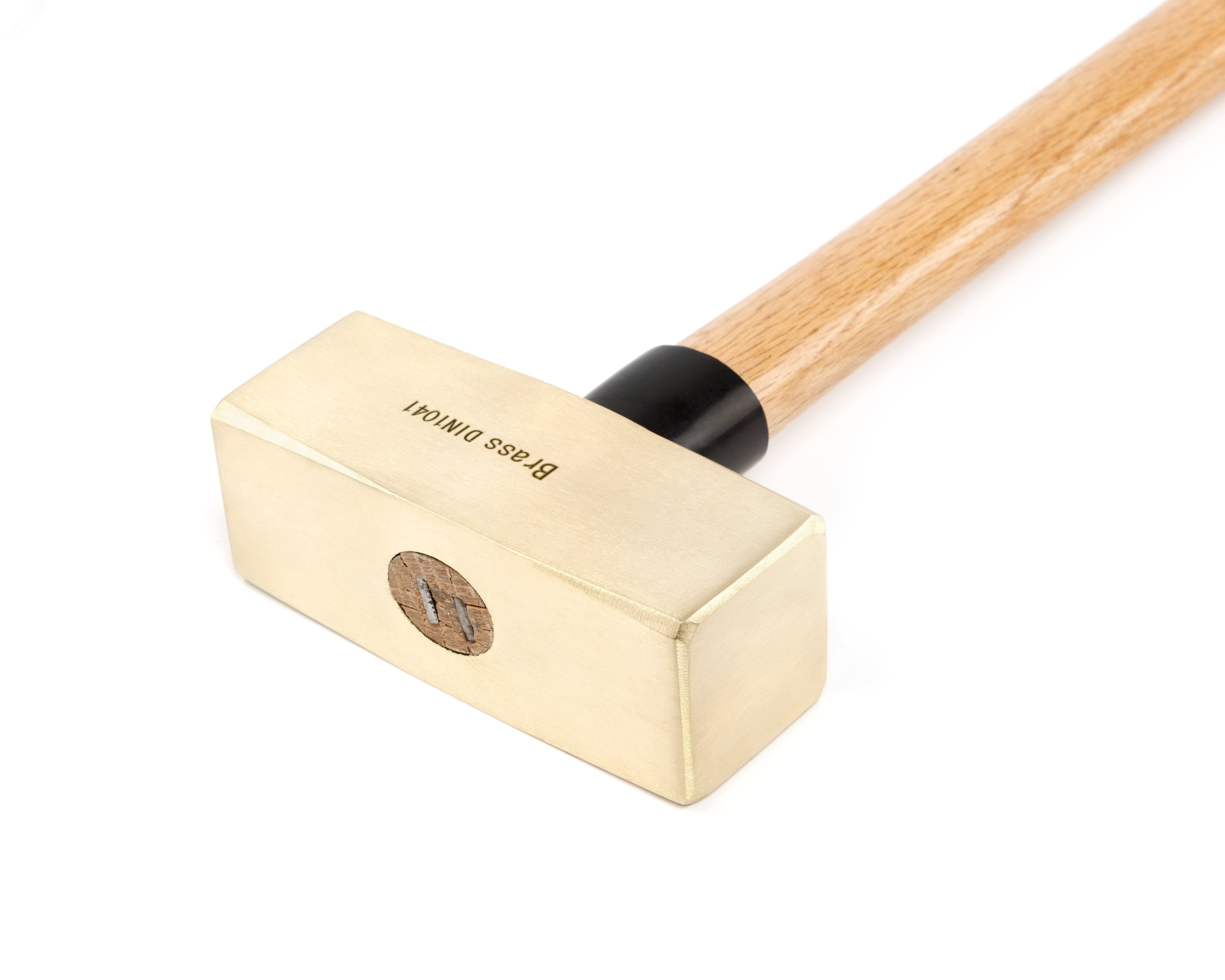 Изображение товара Кувалда тупоносая (немецкий тип) 5 кг латунь рукоятка дерево искробезопасная 2104B-1018 (шт)