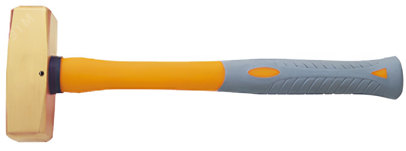 Изображение товара Кувалда тупоносая 5 кг латунь рукоятка фибергласс HORTZ 2104A-1018