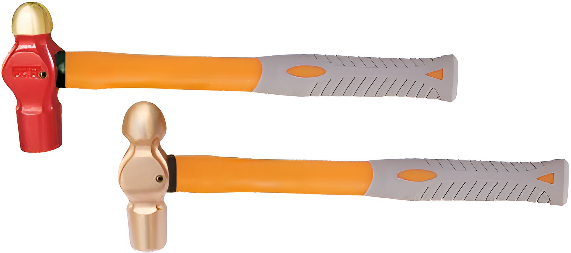 Изображение товара Молоток слесарный с фиберглассовой рукоятью 230 гр AlCu искробезопасный HORTZ