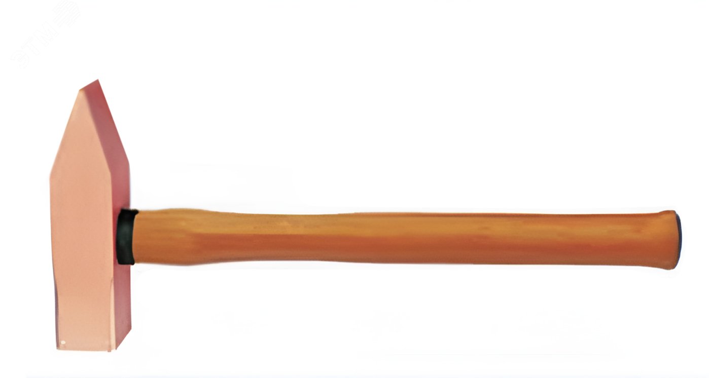 Изображение товара Молоток слесарный квадратный боек 0,5 кг BeCu с рукояткой из дерева