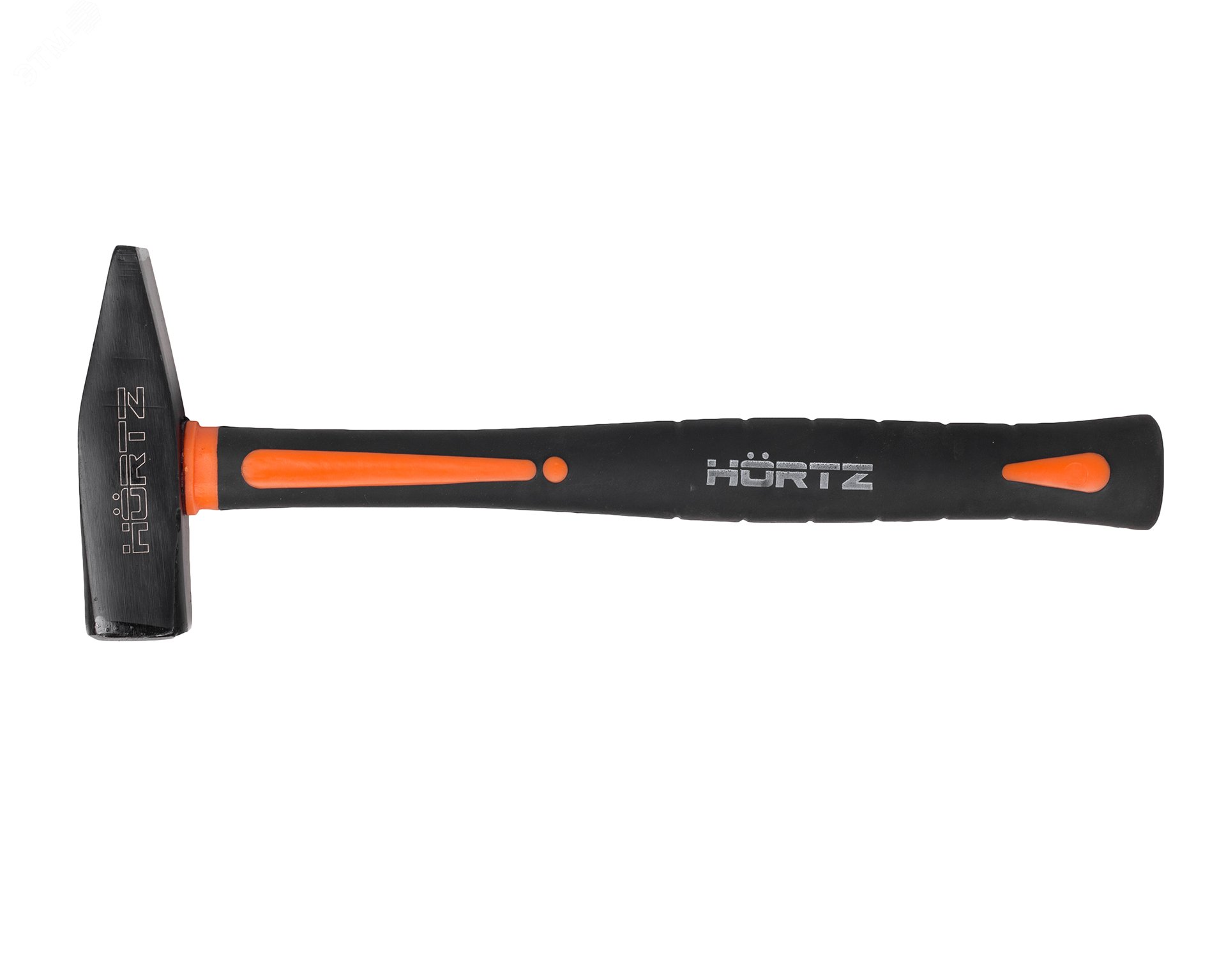 Изображение товара Слесарный молоток HORTZ 0.8 кг квадратный боек с фибергласовой ручкой