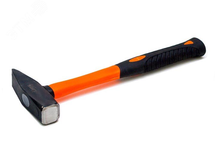 Изображение товара Молоток слесарный 1 кг квадратный боек фибергласовая рукоятка (шт)