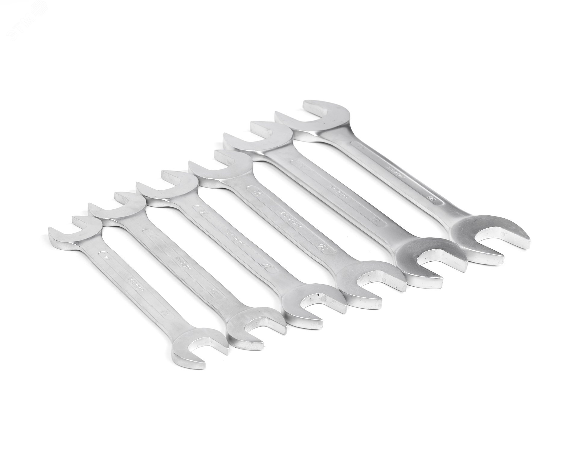 Изображение товара Набор ключей гаечных двусторонних 6шт. (22-41) хромированных (шт)