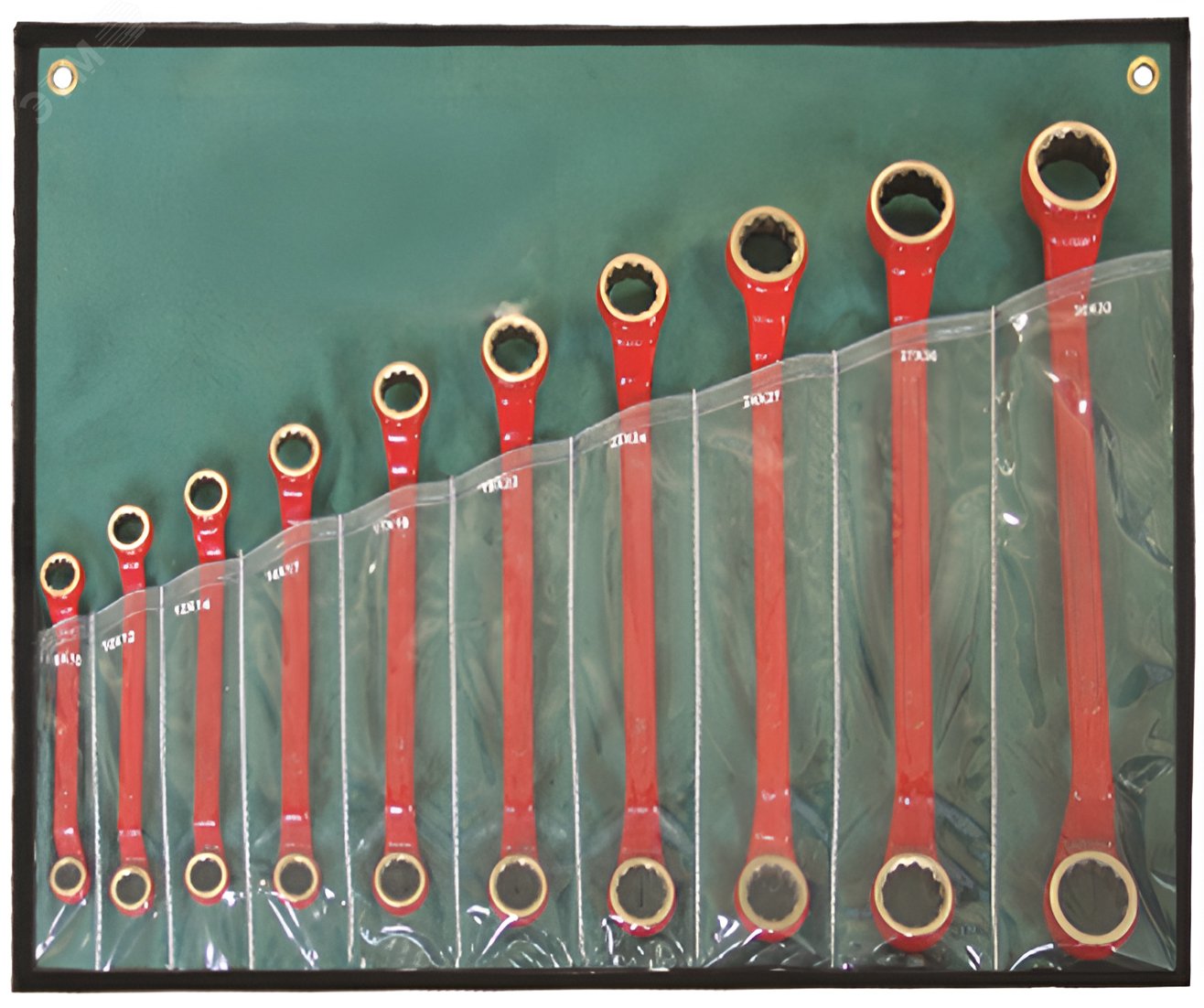 Изображение товара Набор накидных двусторонних искробезопасных ключей HORTZ 5.5-32 мм