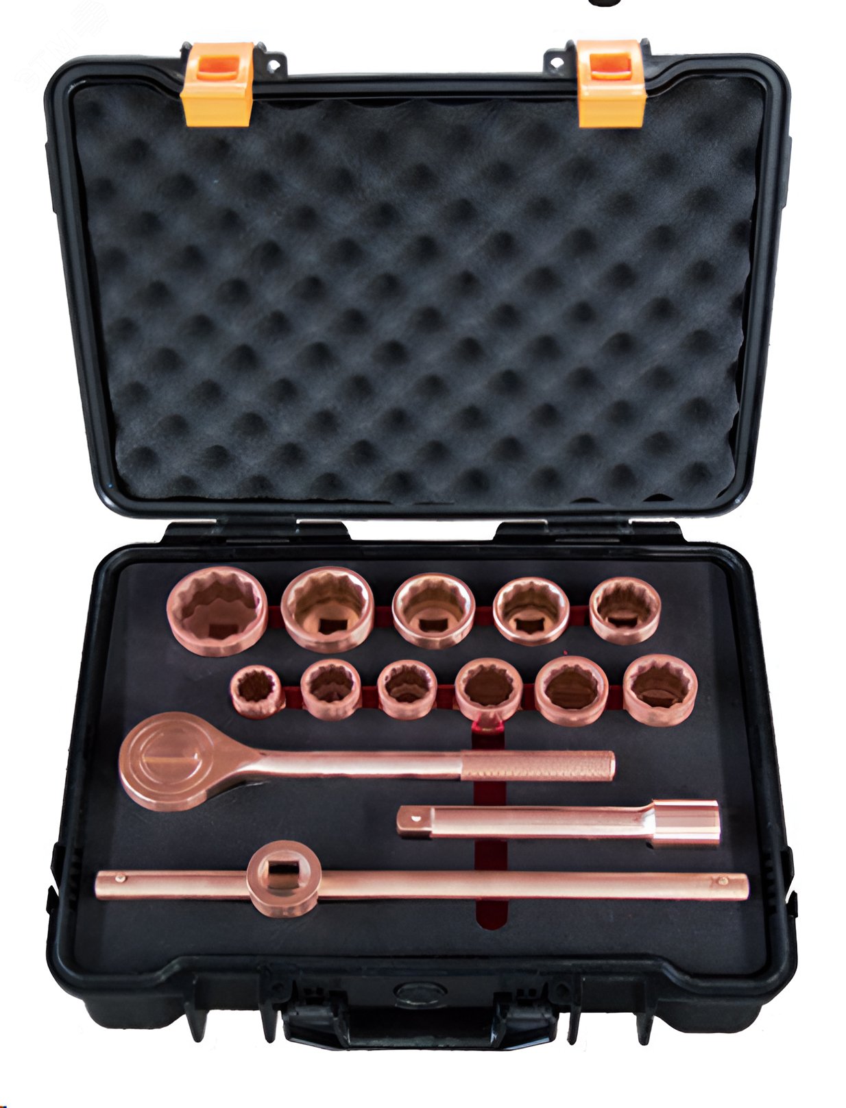 Изображение товара Набор торцевых головок искробезопасных 3/4'', 14 предметов AlCu (шт)