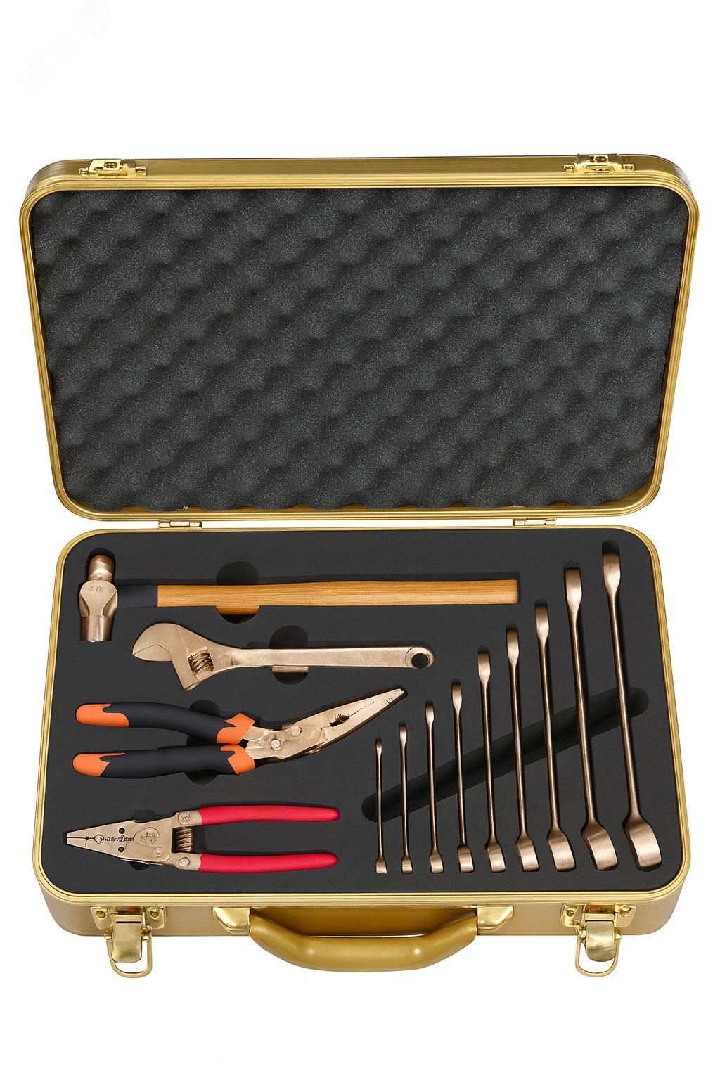 Изображение товара Набор взрывобезопасного инструмента (13 предметов) BeCu No.AA20-13 (шт)