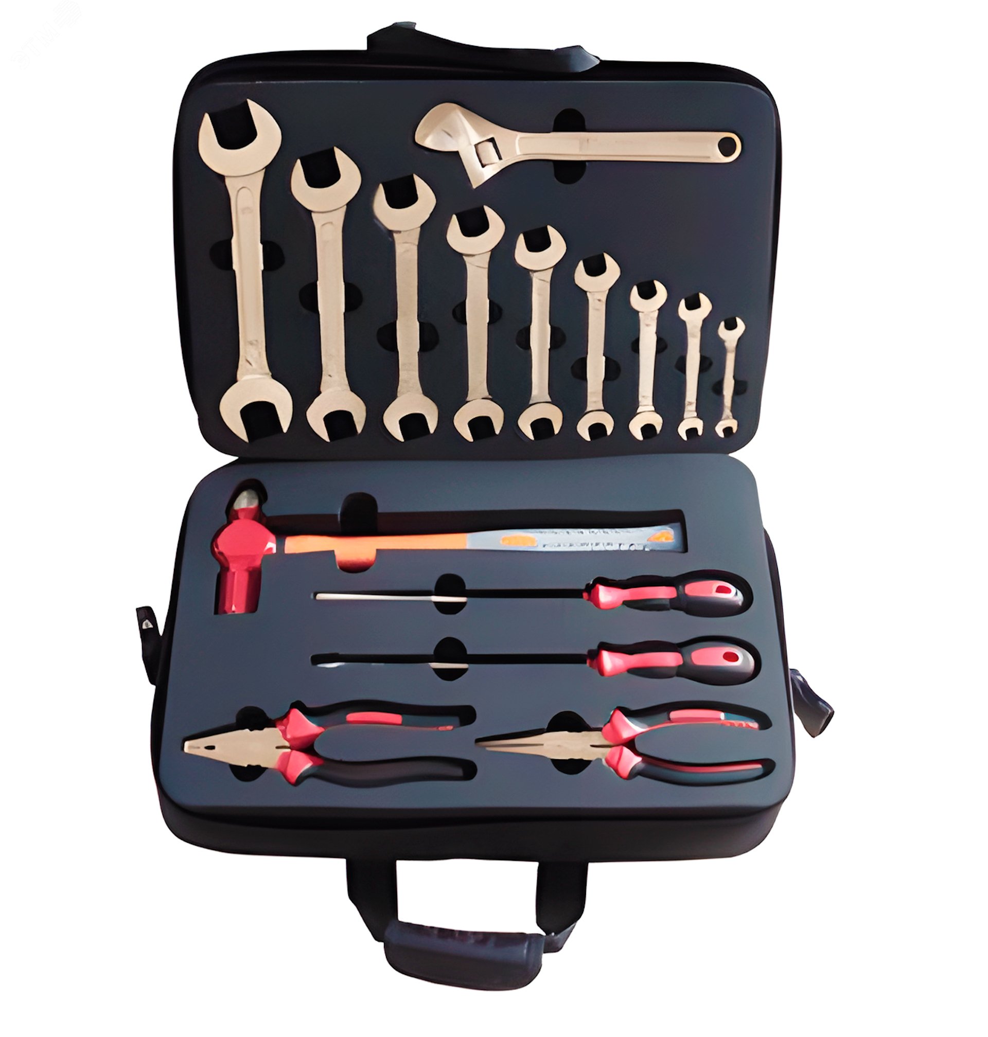 Изображение товара Набор взрывобезопасного инструмента (15 предметов) BeCu № F-15 (шт)