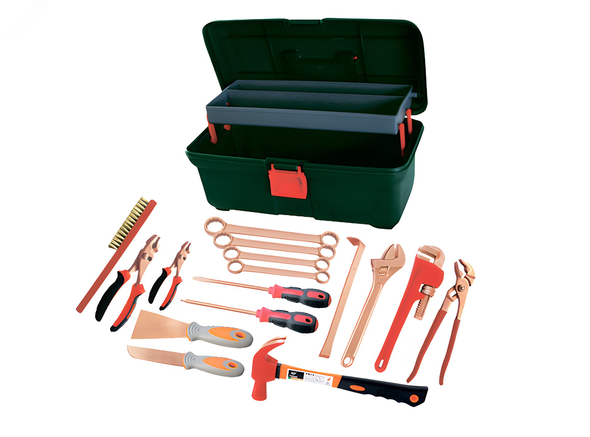 Изображение товара Набор взрывобезопасного инструмента (16 предметов) AlCu № G-16 (шт)