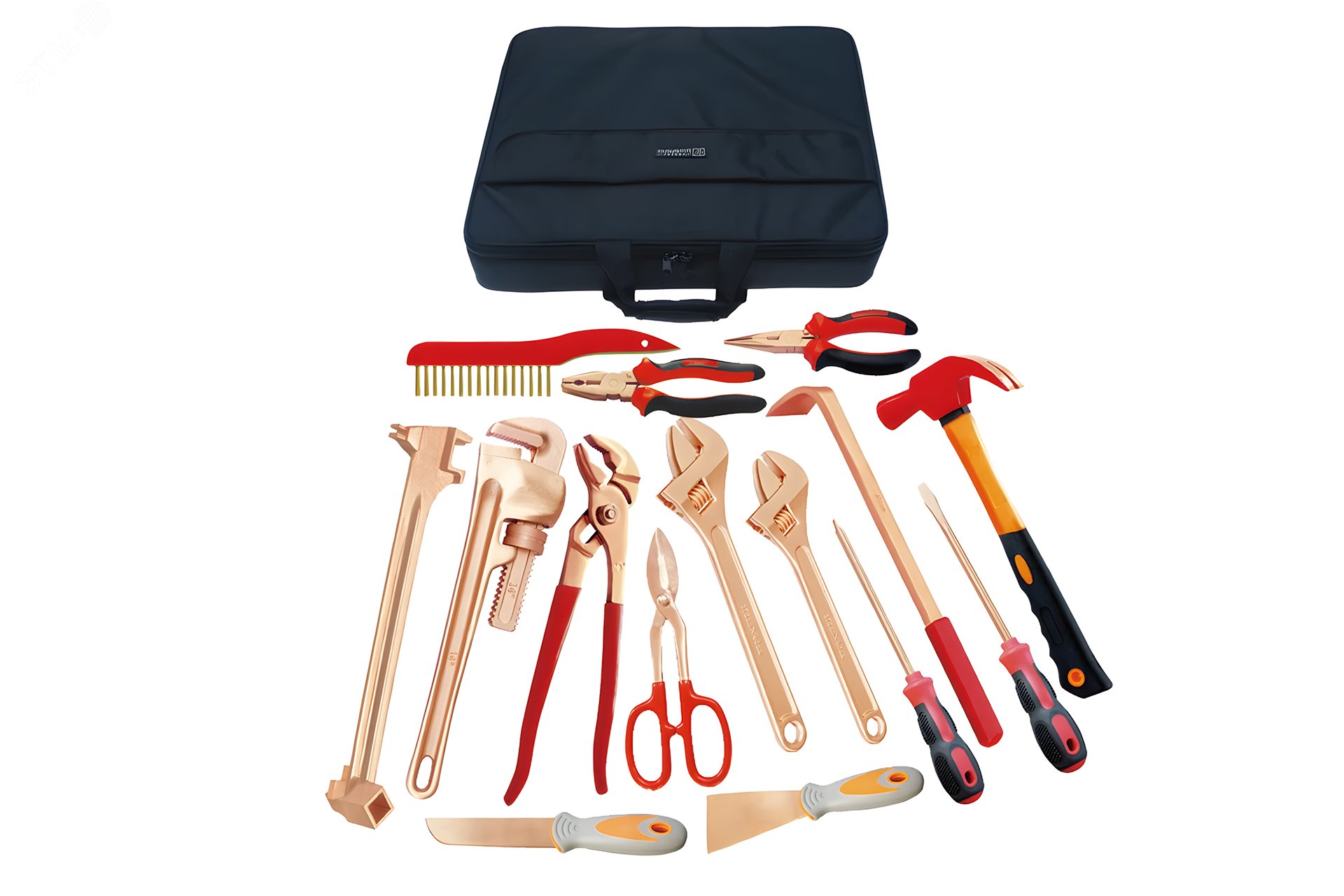 Изображение товара Набор взрывобезопасного инструмента (16 предметов) AlCu No.AA07-16 (шт)