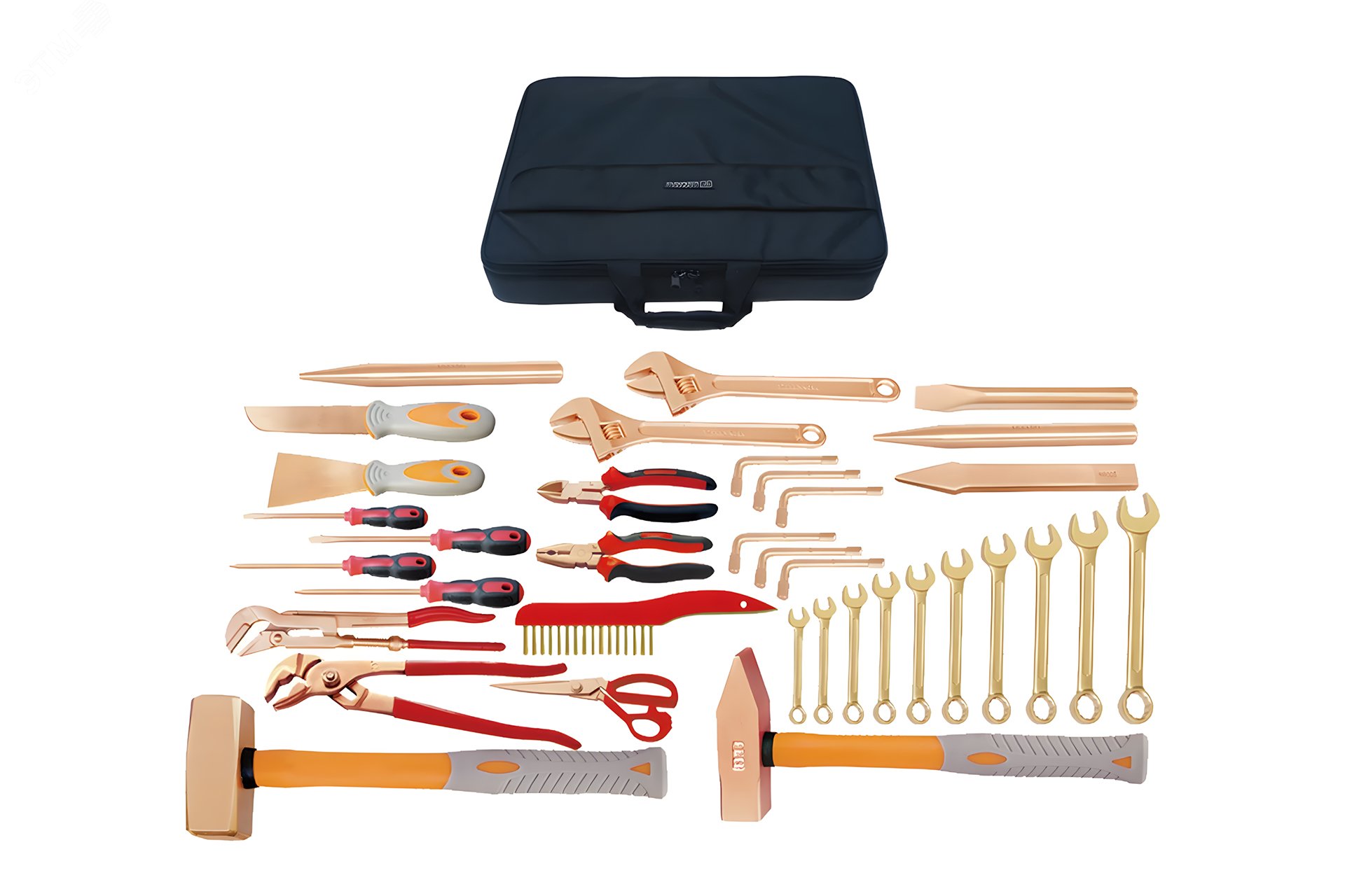 Изображение товара Набор взрывобезопасного инструмента (38 предметов) BeCu No.AA11-38 (шт)