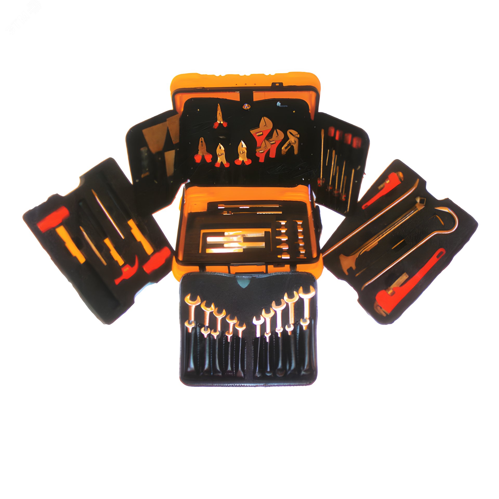 Изображение товара Набор взрывобезопасного инструмента (62 предметов) BeCu № P-62 (шт)