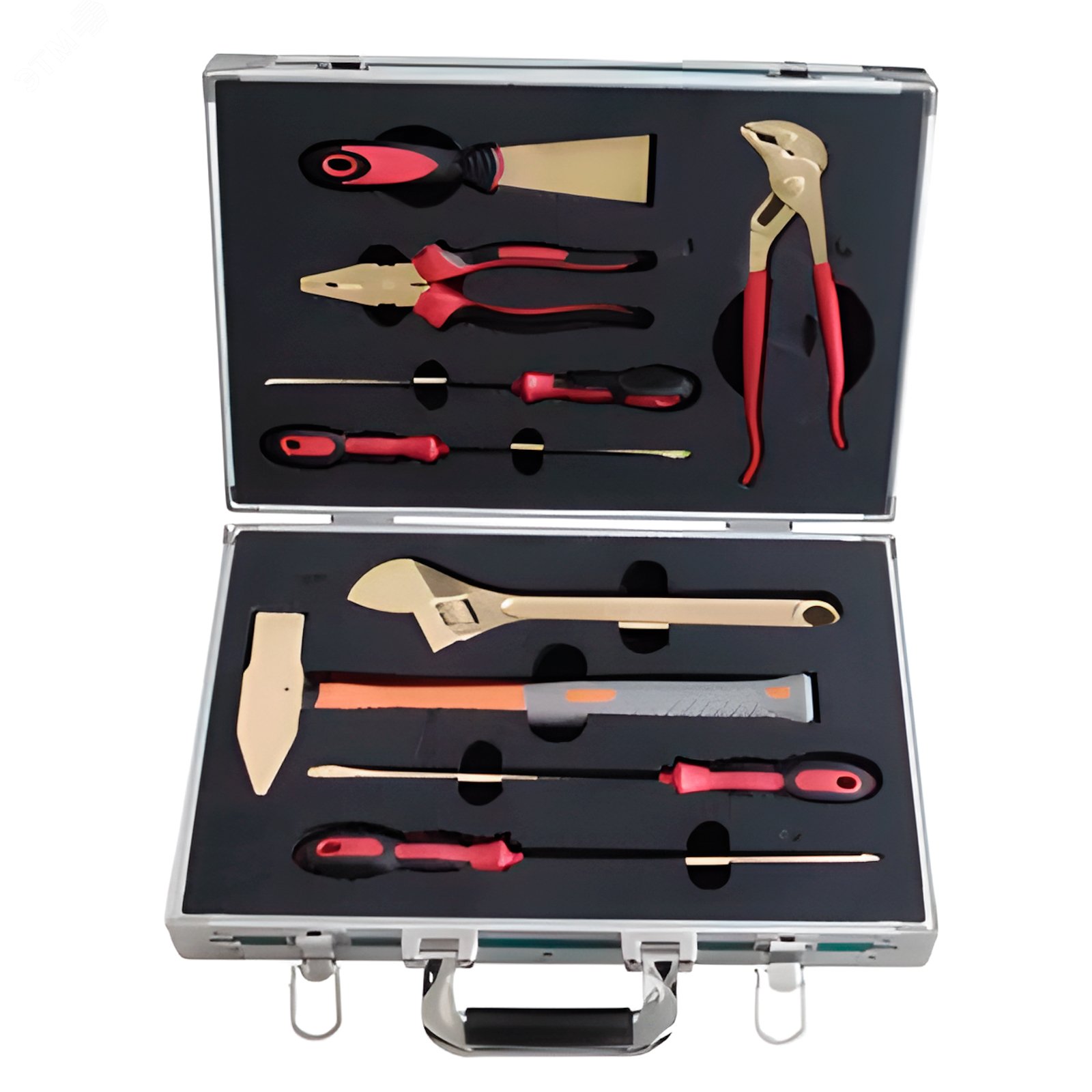 Изображение товара Набор взрывобезопасного инструмента (9 предметов) BeCu № E-9 (шт)