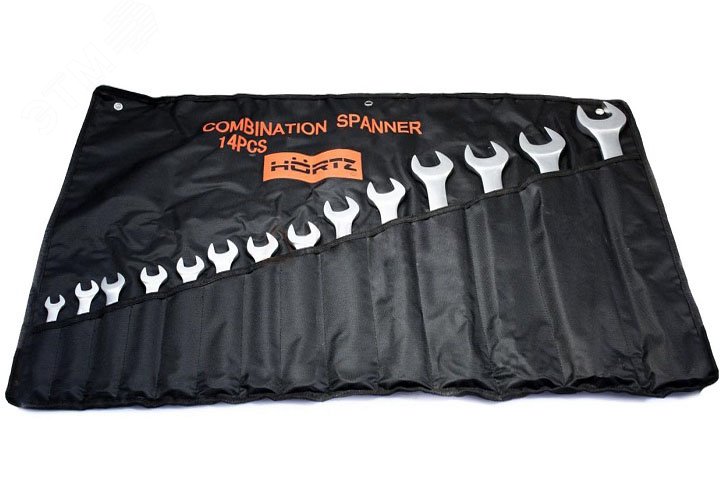 Изображение товара Набор ключей гаечных комбинированных 14 шт. (10-36)хромированные (шт)